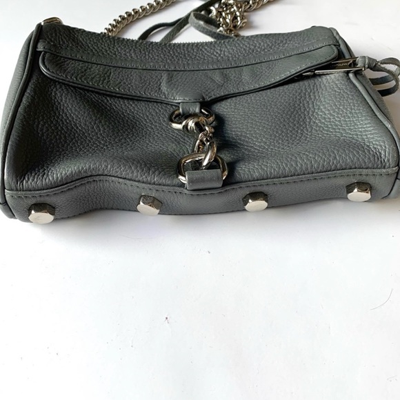 Rebecca Minkoff Gray Mini Mac Crossbody Bag - Picture 5 of 11